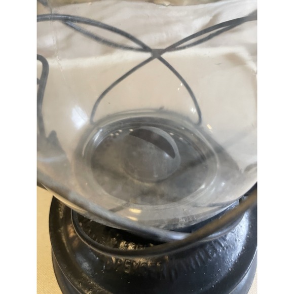 Antique Early Oil Lantern Vtg Hibbard Spencer Bartlett Co Lantern NO3 Lamp Black - Picture 4 of 10